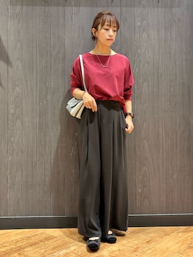 「SHOO・LA・RUE（シューラルー）のアイテム」を使った、meiさん（レディース・153cm）の秋コーディネート