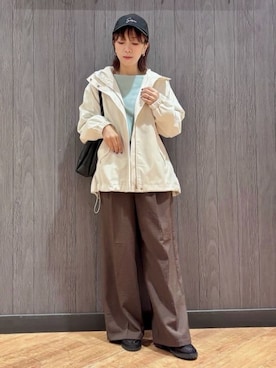 「Lee（リー）のアイテム（バッグ）」を使った、meiさん（レディース・153cm）の春コーディネート