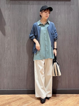 「SHOO・LA・RUE（シューラルー）のアイテム」を使った、meiさん（レディース・153cm）の春コーディネート