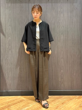 「DRESKIP（ドレスキップ）のアイテム」を使った、meiさん（レディース・153cm）の夏コーディネート