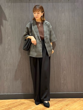 「お仕事コーデ」｜meiさん（レディース・153cm）の秋コーディネート