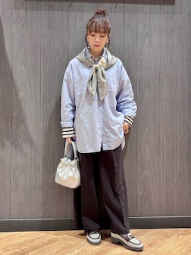 「SHOO・LA・RUE（シューラルー）のアイテム」を使った、meiさん（レディース・153cm）の春コーディネート