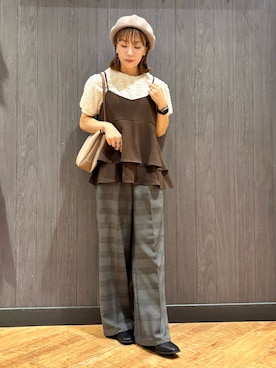 「アイテム（その他シューズ）」を使った、meiさん（レディース・153cm）の夏コーディネート