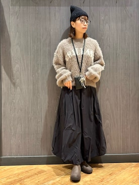 「アイテム（サングラス）」を使った、meiさん（レディース・153cm）の秋コーディネート