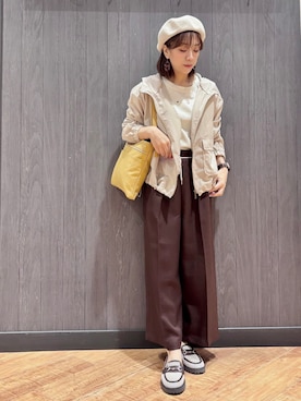 「SHOO・LA・RUE（シューラルー）のアイテム」を使った、meiさん（レディース・153cm）の春コーディネート