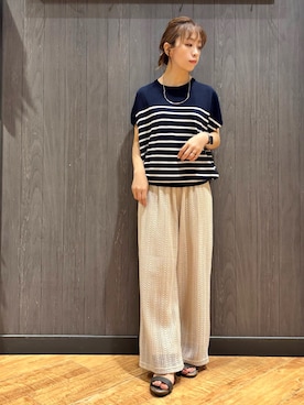 「DRESKIP（ドレスキップ）のアイテム」を使った、meiさん（レディース・153cm）の夏コーディネート