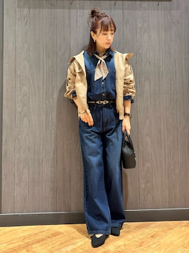 「アイテム（財布/小物）」を使った、meiさん（レディース・153cm）の秋コーディネート