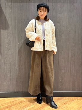 「SHOO・LA・RUE（シューラルー）のアイテム」を使った、meiさん（レディース・153cm）の秋コーディネート