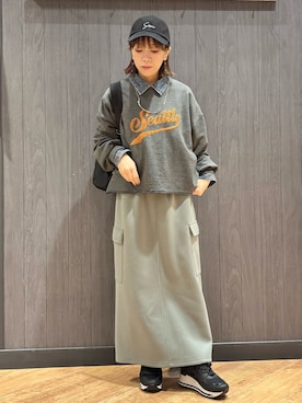 「Cutie Blonde（キューティーブロンド）のアイテム」を使った、meiさん（レディース・153cm）の冬コーディネート