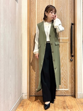 「きれいめコーディネート」｜meiさん（レディース・153cm）の冬コーディネート