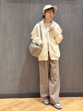 「Lee（リー）のアイテム（バッグ）」を使った、meiさん（レディース・153cm）の春コーディネート