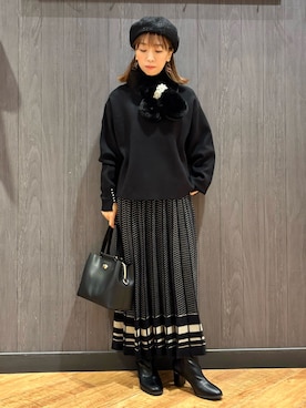 「SHOO・LA・RUE（シューラルー）のアイテム」を使った、meiさん（レディース・153cm）の秋コーディネート