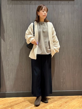 「SHOO・LA・RUE（シューラルー）のアイテム」を使った、meiさん（レディース・153cm）の秋コーディネート