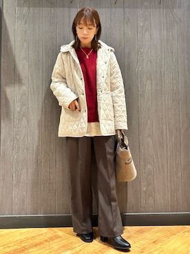 「SHOO・LA・RUE（シューラルー）のアイテム」を使った、meiさん（レディース・153cm）の秋コーディネート