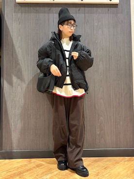 「Cutie Blonde（キューティーブロンド）のアイテム」を使った、meiさん（レディース・153cm）の冬コーディネート