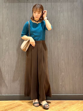 「アイテム（シューズ、その他）」を使った、meiさん（レディース・153cm）の夏コーディネート