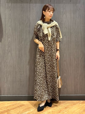 「SHOO・LA・RUE（シューラルー）のアイテム」を使った、meiさん（レディース・153cm）の秋コーディネート