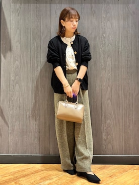 「アイテム（シャツ/ブラウス）」を使った、meiさん（レディース・153cm）の秋コーディネート