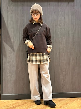 「SHOO・LA・RUE（シューラルー）のアイテム」を使った、meiさん（レディース・153cm）の秋コーディネート