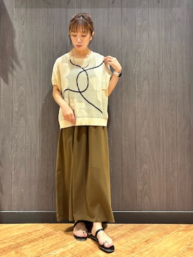 「DRESKIP（ドレスキップ）のアイテム」を使った、meiさん（レディース・153cm）の夏コーディネート