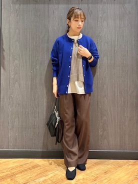 「SHOO・LA・RUE（シューラルー）のアイテム（その他パンツ）」を使った、meiさん（レディース・153cm）の秋コーディネート