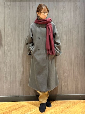 「スタンドカラー」｜meiさん（レディース・153cm）の秋コーディネート