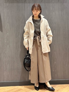 「アイテム（ブルゾン）」を使った、meiさん（レディース・153cm）の春コーディネート