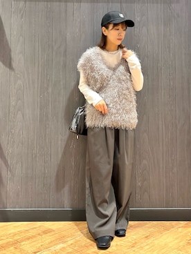 「アイテム（その他シューズ）」を使った、meiさん（レディース・153cm）の秋コーディネート