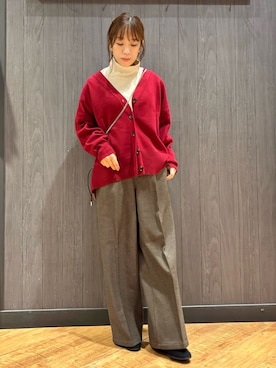 「SHOO・LA・RUE（シューラルー）のアイテム」を使った、meiさん（レディース・153cm）の秋コーディネート