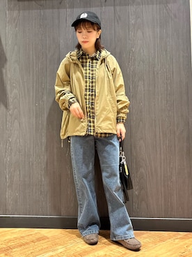 「PEANUTS（ピーナッツ）のアイテム」を使った、meiさん（レディース・153cm）の秋コーディネート