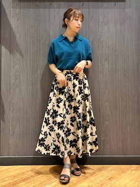 「DRESKIP（ドレスキップ）のアイテム」を使った、meiさん（レディース・153cm）の夏コーディネート