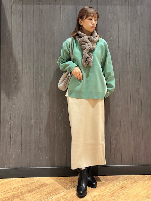 【洗える】スポンディッシュ サイドフェイクAライントップス