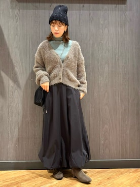 「SHOO・LA・RUE（シューラルー）のアイテム」を使った、meiさん（レディース・153cm）の秋コーディネート