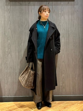 「アイテム（その他アウター）」を使った、meiさん（レディース・153cm）の秋コーディネート