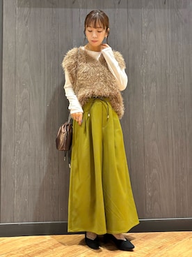「SHOO・LA・RUE（シューラルー）のアイテム」を使った、meiさん（レディース・153cm）の秋コーディネート