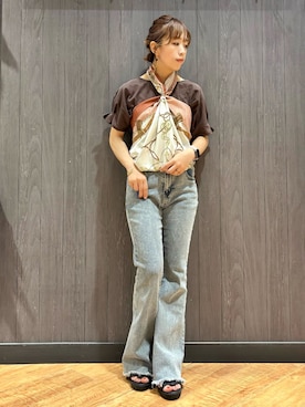 「DRESKIP（ドレスキップ）のアイテム」を使った、meiさん（レディース・153cm）の夏コーディネート