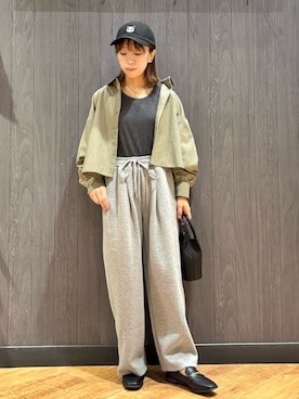 「アイテム（その他シューズ）」を使った、meiさん（レディース・153cm）の秋コーディネート