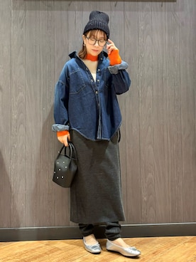 「アイテム（その他シューズ）」を使った、meiさん（レディース・153cm）の秋コーディネート