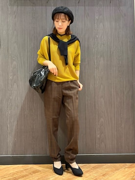 「SHOO・LA・RUE（シューラルー）のアイテム」を使った、meiさん（レディース・153cm）の秋コーディネート