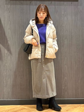 「SHOO・LA・RUE（シューラルー）のアイテム」を使った、meiさん（レディース・153cm）の秋コーディネート