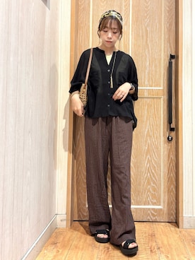 「スポサン」｜meiさん（レディース・153cm）の夏コーディネート