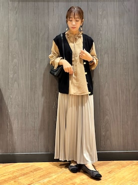 「アイテム（その他シューズ）」を使った、meiさん（レディース・153cm）の秋コーディネート