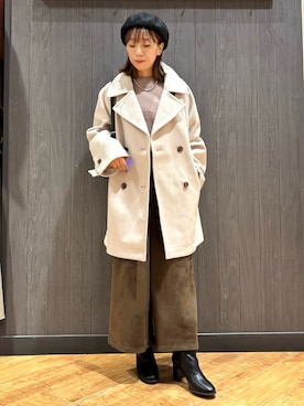 「SHOO・LA・RUE（シューラルー）のアイテム（ブーツ）」を使った、meiさん（レディース・153cm）の秋コーディネート