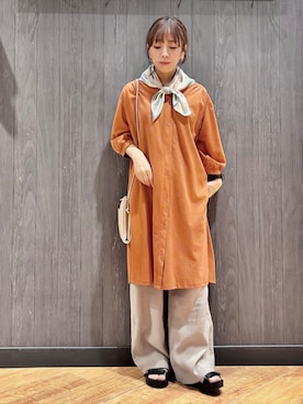 「SHOO・LA・RUE（シューラルー）のアイテム」を使った、meiさん（レディース・153cm）の春コーディネート