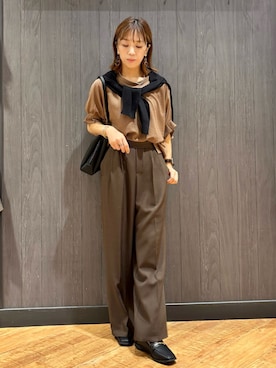 「SHOO・LA・RUE（シューラルー）のアイテム」を使った、meiさん（レディース・153cm）の夏コーディネート