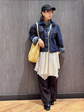 「Cutie Blonde（キューティーブロンド）のアイテム」を使った、meiさん（レディース・153cm）の春コーディネート