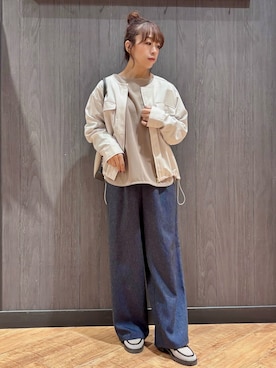 「SHOO・LA・RUE（シューラルー）のアイテム」を使った、meiさん（レディース・153cm）の春コーディネート