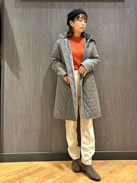 「アイテム（その他アウター）」を使った、meiさん（レディース・153cm）の秋コーディネート