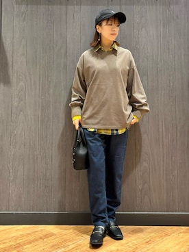 「アイテム（その他シューズ）」を使った、meiさん（レディース・153cm）の秋コーディネート