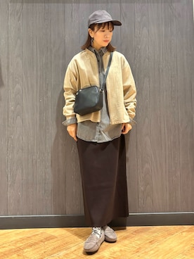 「SHOO・LA・RUE（シューラルー）のアイテム」を使った、meiさん（レディース・153cm）の秋コーディネート